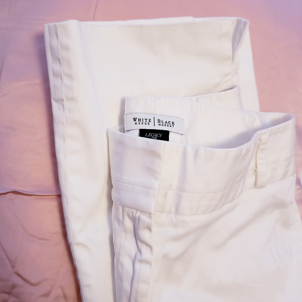 White capris slacks